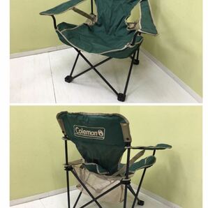 SU■④ アウトドアチェア まとめて 4脚 セット Coleman カインズ SPORTSAUTHORTY WILDGEAR 折りたたみチェア イス キャンプ BBQ 中古品の画像2