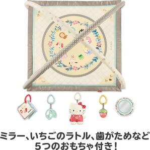 新品未使用・送料無料 フィッシャープライス fisher price サンリオベビー ミュージカル・デラックスジム 0カ月から 知育玩具 GXC10の画像3