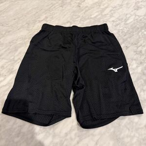 MIZUONO Mizuno шорты черный L размер тренировка для карман есть бег брюки 