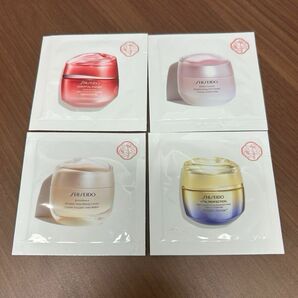 資生堂 SHISEIDO ハイエンド　フェイスクリーム サンプル 1.5g x 4種類　うるおい 美白 エイジングケア シワ対策