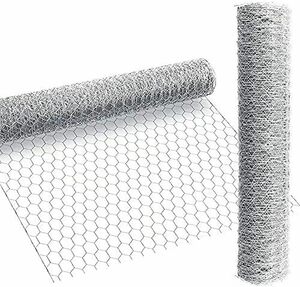  wire‐netting roll width 1m× length 25m wire‐netting mesh animal protection fencing net .. protection from birds gardening for agriculture for construction for kitchen garden chicken small shop. out 