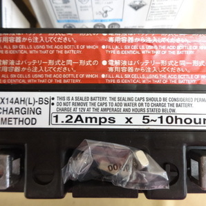 ユアサ MFバッテリー YTX14AHL-BS Z1 KZ1000 CB750K 刀 忍者 等 (6)”R5.11の画像2
