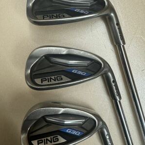 PING ピン G30 アイアンセット #5-9,W 6本 黒ドット CFS DISTANCE Sの画像6