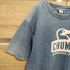 CHUMS（チャムス）デザインロゴTシャツ S ブルー（Ap44）No.CH01-1338 半袖クルーネック ■ネコポス発送！の画像8