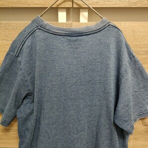 CHUMS（チャムス）デザインロゴTシャツ S ブルー（Ap44）No.CH01-1338 半袖クルーネック ■ネコポス発送！の画像6