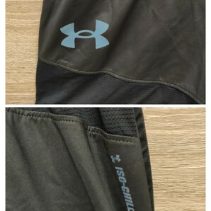 UNDERARMOUR（アンダーアーマー）ハーフパンツ SMサイズ 黒（Ap160）ISO-CHILL 半パン短パン■ネコポス発送！の画像5