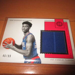 99枚限定 PANINI 2018 19 ENCASED SHAI GILGEOUS ALEXANDER RC JERSEY カードの画像1