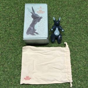 GX028 KAY BOJESEN－カイ・ボイスン 木製フィギュア Rabbit 北欧 木製玩具 インテリア 雑貨 箱傷有り 未使用 保管品 フィギュア