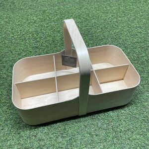 GX042 VERSO DESIGN ヴェルソ デザイン KOPPA TOOl Box 21×37×24cm ツールボックス 木製 インテリア 雑貨 小物入れ 未使用 保管品 道具箱