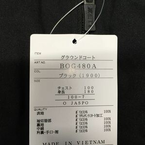 RK1190 ZETT ゼット BOG480A グラウンドコート 防寒 ブラック Oサイズ 野球 未使用 展示品 ウェアの画像4