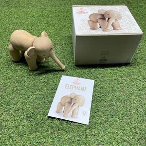 GX179 KAY BOJESEN－カイ・ボイスン 木製フィギュア ELEPHANT 北欧 木製玩具 インテリア 雑貨 箱傷有り 未使用 保管品 フィギュア