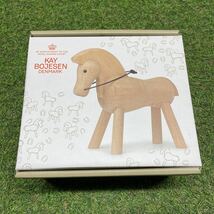 GX195 KAY BOJESEN－カイ・ボイスン 木製フィギュア HORSE 北欧 木製玩具 インテリア 雑貨 箱汚れ有り 未使用 保管品 フィギュア_画像5