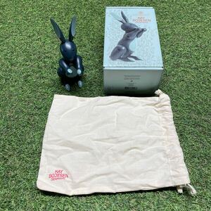 GX204 KAY BOJESEN－カイ・ボイスン 木製フィギュア Rabbit 北欧 木製玩具 インテリア 雑貨 箱傷汚れ有り 未使用 保管品 フィギュア