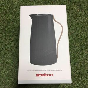 GX704 Stelton ステルトン Emma バキュームジャグコーヒー X-200-2 コーヒー 1.2L ブラック インテリア キッチン用品 未使用 保管品 ポットの画像6