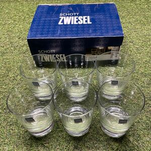 GX541 SCHOTT ZWIESEL ショットツヴィーゼル TOSSA トッサ ウィスキー 193569 6個セット 10.3oz 箱汚れ傷破れ有り 未使用 保管品 グラス