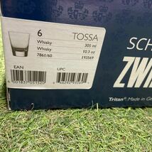 GX543 SCHOTT ZWIESEL ショットツヴィーゼル TOSSA トッサ ウィスキー 193569 6個セット 10.3oz 箱汚れ傷破れ有り 未使用 保管品 グラス_画像7