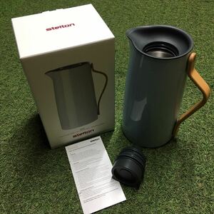 GX 725 Stelton ステルトン Emma バキュームジャグコーヒー X-200 コーヒー 1.2L ブルー インテリア キッチン用品 未使用 保管品 ポット