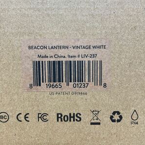 GX950 BAREBONES ベアボーンズ ビーコンライト ランタン ヴィンテージホワイト LIV-237 キャンプ LED ライト 未使用 保管品 アウトドア用品の画像3