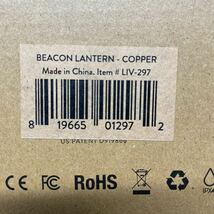 GX1220 BAREBONES ベアボーンズ ビーコンライト ランタン カッパー LIV-297 キャンプ LED ライト 未使用 保管品 アウトドア用品_画像3