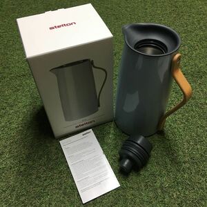 GX1178 Stelton ステルトン Emma バキュームジャグコーヒー x-200 1.2L ブルー インテリア キッチン用品 未使用 保管品 ポット