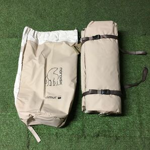 GX1254 NORDISK ノルディスク 142030 ヴィムル 4.8 ロッジ型 コットン テント 4人用 キャンプ アウトドア Natural 未使用 保管品 テントの画像1