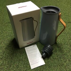 GX1190 Stelton ステルトン Emma バキュームジャグコーヒー x-200 1.2L ブルー インテリア キッチン用品 未使用 保管品 ポット