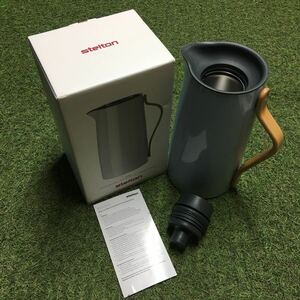 GX1192 Stelton ステルトン Emma バキュームジャグコーヒー x-200 1.2L ブルー インテリア キッチン用品 箱傷.汚れ有り 未使用 保管品