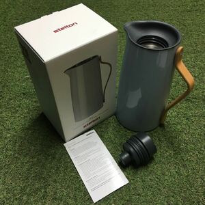 GX1197 Stelton ステルトン Emma バキュームジャグコーヒー x-200 1.2L ブルー インテリア キッチン用品 未使用 保管品 ポット