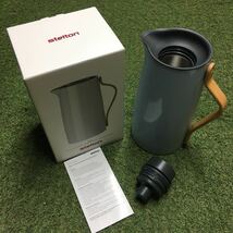 GX1199 Stelton ステルトン Emma バキュームジャグコーヒー x-200 1.2L ブルー インテリア キッチン用品 未使用 保管品 ポット_画像1