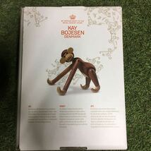 GX407 KAY BOJESEN－カイ・ボイスン 木製フィギュア モンキー 北欧 木製玩具 インテリア 未使用 展示品 フィギュア_画像6