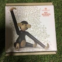 GX427 KAY BOJESEN－カイ・ボイスン 木製フィギュア MONKEY 北欧 木製玩具 インテリア 雑貨 未使用 保管品 フィギュア_画像5