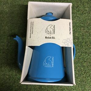 GX128 NORDISK ノルディスク119092 Madam Bla Coffee Pot 1.5L スカイ コーヒーポット ケトル ヤカン 未使用 展示品 ポットの画像1