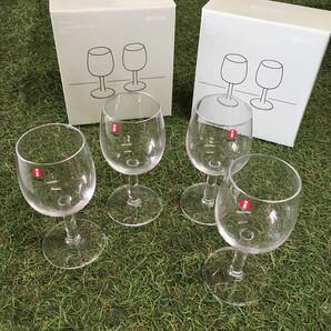 GX1668 iittala イッタラ Raami Aperitif glass Aperitiivilasi 120ml ペア クリア 北欧 2点まとめ 未使用 保管品 グラスの画像1