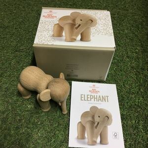 GX1386 KAY BOJESEN－カイ・ボイスン 木製フィギュア ELEPHANT 北欧 木製玩具 インテリア 雑貨 未使用 保管品 フィギュア