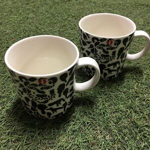 GX4068 iittala イッタラ マグカップ OTC 367180 300ml ブラック チーターマグ コップ 2点まとめ 未使用 保管品 コップ