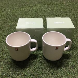 GX1970 iittala イッタラ raami ラーミ 366416 マグカップ 330ml コップ 食器 2点まとめ ホワイト カトラリー 未使用 保管品 マグ