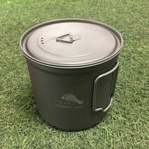 GX1690 TOAKS トークス チタン製ポット 1100ml POT-1100 アウトドア 調理器具 ポット キャンプ 未使用 保管品 アウトドア製品_画像2