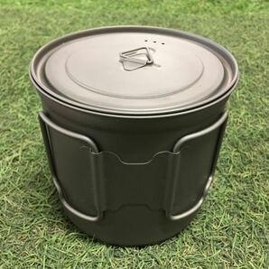 GX1691 TOAKS トークス チタン製ポット 1100ml POT-1100 アウトドア 調理器具 ポット キャンプ 未使用 保管品 アウトドア製品の画像3