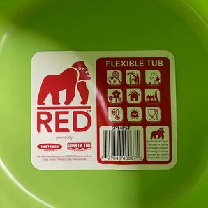 GX1424 Red Gorilla レッドゴリラ Tubtrugs タブトラックFlexible フレックスバケツ14L 4点まとめ 未使用 保管品 バケツの画像3