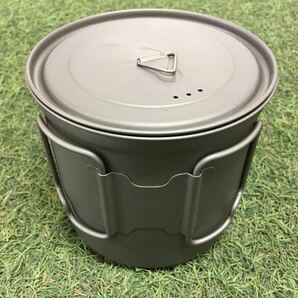 GX1697 TOAKS トークス チタン製ポット 1100ml POT-1100 アウトドア 調理器具 ポット キャンプ 未使用 保管品 アウトドア製品の画像3