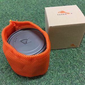 GX1697 TOAKS トークス チタン製ポット 1100ml POT-1100 アウトドア 調理器具 ポット キャンプ 未使用 保管品 アウトドア製品