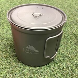 GX4255 TOAKS トークス チタン製ポット 1100ml POT-1100 アウトドア 調理器具 ポット キャンプ 未使用 保管品 アウトドア製品の画像2