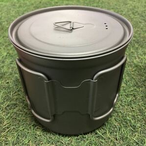 GX4255 TOAKS トークス チタン製ポット 1100ml POT-1100 アウトドア 調理器具 ポット キャンプ 未使用 保管品 アウトドア製品の画像3