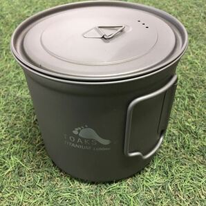 GX4260 TOAKS トークス チタン製ポット 1100ml POT-1100 アウトドア 調理器具 ポット キャンプ 未使用 保管品 アウトドア製品の画像2