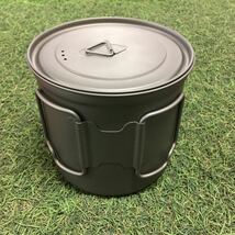 GX4264 TOAKS トークス チタン製ポット 1100ml POT-1100 アウトドア 調理器具 ポット キャンプ 未使用 保管品 アウトドア製品_画像3