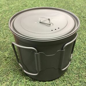 GX4266 TOAKS トークス チタン製ポット 1100ml POT-1100 アウトドア 調理器具 ポット キャンプ 未使用 保管品 アウトドア製品の画像3