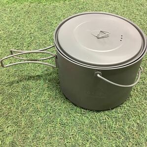 GX4282 TOAKS トークス チタン製ポット 1600ml POT-1600-BH アウトドア 調理器具 ポット キャンプ 未使用 保管品 アウトドア製品の画像3