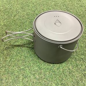 GX4287 TOAKS トークス チタン製ポット 1600ml POT-1600-BH アウトドア 調理器具 ポット キャンプ 未使用 保管品 アウトドア製品の画像3