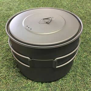 GX4298 TOAKS トークス チタン製ポット 1600ml POT-1600 アウトドア 調理器具 ポット キャンプ 未使用 保管品 アウトドア製品の画像2