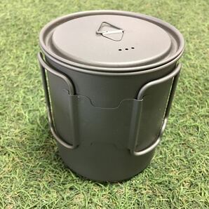 GX4605 TOAKS トークス チタン製ポット 750ml POT-750 アウトドア 調理器具 ポット キャンプ 未使用 保管品 アウトドア製品の画像3